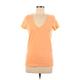 J.Crew Factory Store Short Sleeve T-Shirt: Orange Tops - Women's Size Medium