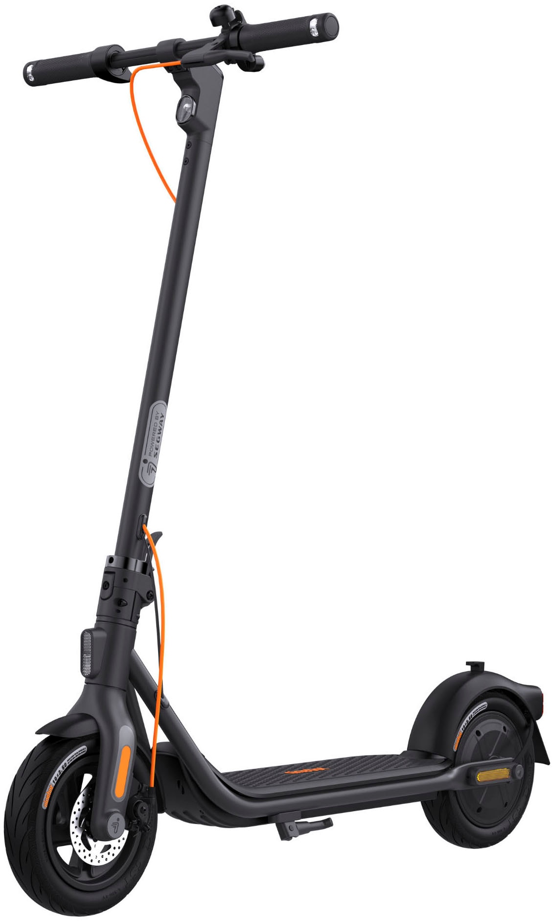 E-Scooter SEGWAY "KickScooter F2 PLUS D", schwarz, Roller, Ninebot E-Scooter, mit Straßenzulassung, bis zu 55 km Reichweite Image