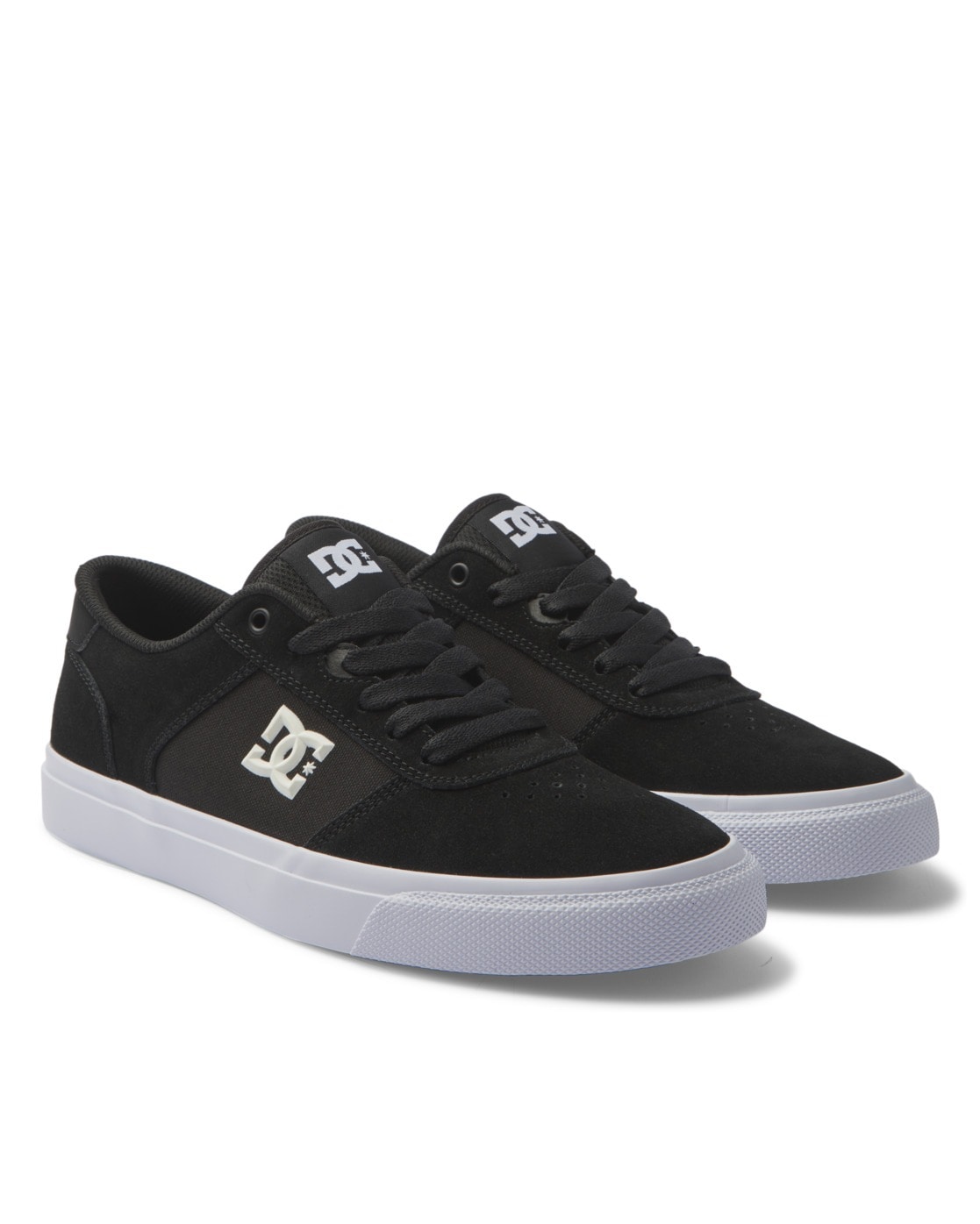 Sneaker DC SHOES "Teknic", Herren, Gr. 7(39), schwarz-weiß (schwarz, weiß), Obermaterial:Obermaterial: Leder (Kuh) / Futter: Textil / Außensohle: Gummi;, Schuhe Sneaker Image