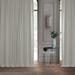 Exclusive Fabrics Extra Wide Performance Linen Blackout Curtains (1 Panel) Thermal Insulated Window Curtains