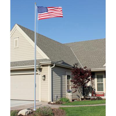 Valley Forge 20' Aluminum In-Ground Flag Pole with Gold Topper Ball
