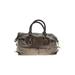 Coach Factory Leather Satchel: Gold Print Bags