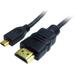 Tera Grand High-Speed Micro-HDMI to HDMI Cable with Ethernet (10') HD-MMICRO-10