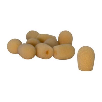 On-Stage ASWS20N10 Windscreens for Headset Microphones (10-Pack, Tan) ASWS20N10