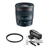 Canon EF 24mm f/1.4L II USM Lens with Accessories Kit 2750B002