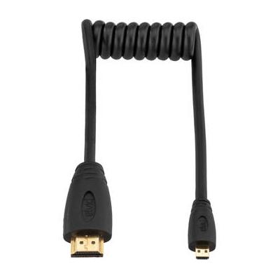 Elvid HDMIAD-015-C Coiled High-Speed Micro-HDMI to HDMI Cable (8 to 18