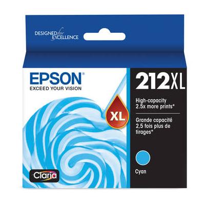 Epson Claria 212XL High-Capacity Cyan Ink Cartridg...