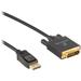 Pearstone DisplayPort Male to DVI-D Male Single-Link Cable (6') DPDV-A106