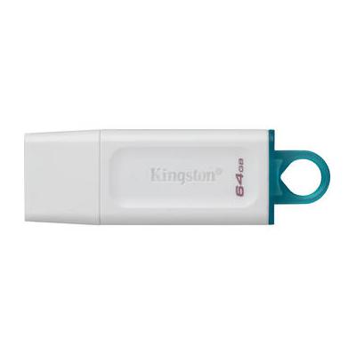 Kingston 64GB Exodia USB 3.2 Flash Drive (White) K...