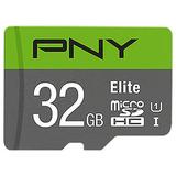 PNY 32GB Elite UHS-I microSDHC Memory Card with SD Adapter (3-Pack) P-SDU32GX3U1100EL-GE