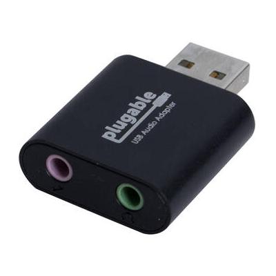 Plugable USB-A Audio Adapter with 3.5mm Input and Output USB-AUDIO