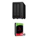 Synology 20TB DiskStation DS723+ 2-Bay NAS Enclosure Kit with Seagate NAS Drives (2 DS723+