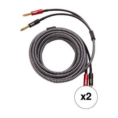 ELAC Sensible Speaker Wire with Dual Banana to Banana Connectors Bundle (Pair, 1 SPW-10FT-P