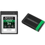 Delkin Devices 2TB POWER CFexpress Type B Memory Card with CFexpress Type B Card Reader DCFX1-2TB