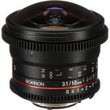 Rokinon Used 12mm T3.1 ED AS IF NCS UMC Cine DS Fisheye Lens for Nikon F Mount DS12M-N