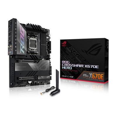 ASUS Used Republic of Gamers Crosshair X670E HERO ATX Motherboard ROG CROSSHAIR X670E HERO