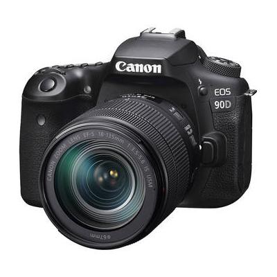 Canon Used EOS 90D DSLR Camera with 18-135mm Lens ...