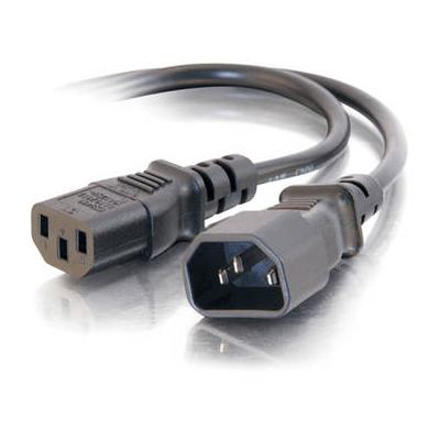 C2G 18 AWG Computer Power Extension Cord IEC C13 to IEC C14 (15') 20941
