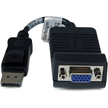 StarTech DisplayPort to VGA Video Adapter Converter (Black) DP2VGA