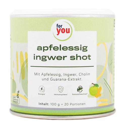 FOR YOU apfelessig ingwer shot Pulver 100 g