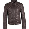 Lederjacke GIPSY Gr. 4XL (56), braun (darkbrown) Herren Jacken Lederjacken