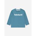 Timberland Baby Boys Long Sleeve Logo T-shirt In Blue Size 6 Mths