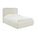 Briella Cream Velvet Bed in Queen - TOV-B44211