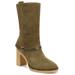 Franco Sarto Paxton - Womens 8 Green Boot Medium