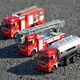 Truck Firetruck Juguetes Fireman Sam Fire Truck Alloy And ABS Plastic Engine Vehicle Car Action