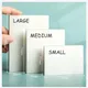 Transparent Memo Pad Sticky Notes 50 Sheets Colorful Memo Pad Bookmark Marker Memo Sticker Paper