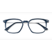 Unisex s rectangle Teal Plastic, Metal Prescription eyeglasses - Eyebuydirect s Ghostwriter