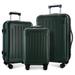 Luggage 3 Piece Sets with Spinner Wheels ABS+PC Lightweight 20/24/28 in