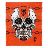 MLB Candy Skull San Francisco Giants Silk Touch Throw