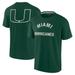 Unisex Fanatics Signature Green Miami Hurricanes Elements Super Soft Short Sleeve T-Shirt