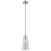 1 Light Brushed Nickel Mini Pendant