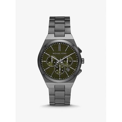 Michael Kors Oversized Lennox Gunmetal Watch Grey One Size