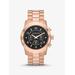 Michael Kors Oversized Runway Rose Gold-Tone Watch Rose Gold One Size