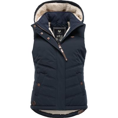 Steppweste RAGWEAR "Hesty", Damen, Gr. XXXL (46), blau (aquablau), Außenmaterial: 100% Polyester, Innenfutter: 100% Polyester, Wattierung: 100% Polyester, casual, tailliert Po-bedeckend, hoch geschlossener Ausschnitt, Westen, Wasserdichte... Image