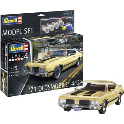 Modellbausatz REVELL "71 Oldsmobile 442™" Modellbausätze bunt Kinder Modellbausätze