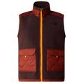 The North Face - Royal Arch Vest - Fleeceweste Gr L braun/rot