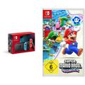 Nintendo Switch-Konsole Neon-Rot/Neon-Blau + Super Mario Bros. Wonder Switch
