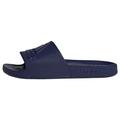 adidas Unisex Adilette Aqua Logo Slide Sandal, Dark Blue/Dark Blue/Dark Blue, 43 EU