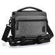 bagsmart SLR DSLR Camera Bag Waterproof Camera Bag for SLR Camera with Rain Cover, Small Camera Case for Small Tripods, Black, gray, Suitcase