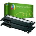 Twin-Pack CLT-K406S Black Compatible Toner Cartridges for use in Samsung Xpress C410W SL-C460W SL-C460FW SL-C467W CLP-360 CLP-365 CLP-365W CLX-3300 CLX-3305 CLX-3305FN CLX-3305W CLX-3305FW