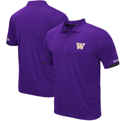 Colosseum Purple Washington Huskies Santry Leichtes Poloshirt für Herren