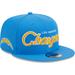 Men's New Era Powder Blue Los Angeles Chargers Main Script 9FIFTY Snapback Hat