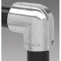 HOLLAENDER 3-8 Structural Pipe Fitting, Elbow, Aluminum, 1.5 in Pipe Size,