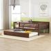 Elegant Design Full Size Daybed Wood Bed Kids Bed with Trundle