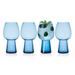 Mikasa Phoebe Blue 19Oz Beer Goblet, Set of 4 - N/A