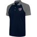 Men's Antigua Navy/Steel Washington Nationals Patriotic Nova Polo